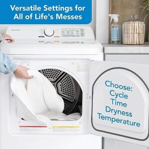 West Bend Clothes Dryer Front Load Gas, 6.7-Cu.Ft, White