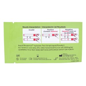 BTNX Inc Rapid Response Xylazine Test Strips - Pack of 100 Test Strips - Test Liquids and Powders for Presence of Xylazine