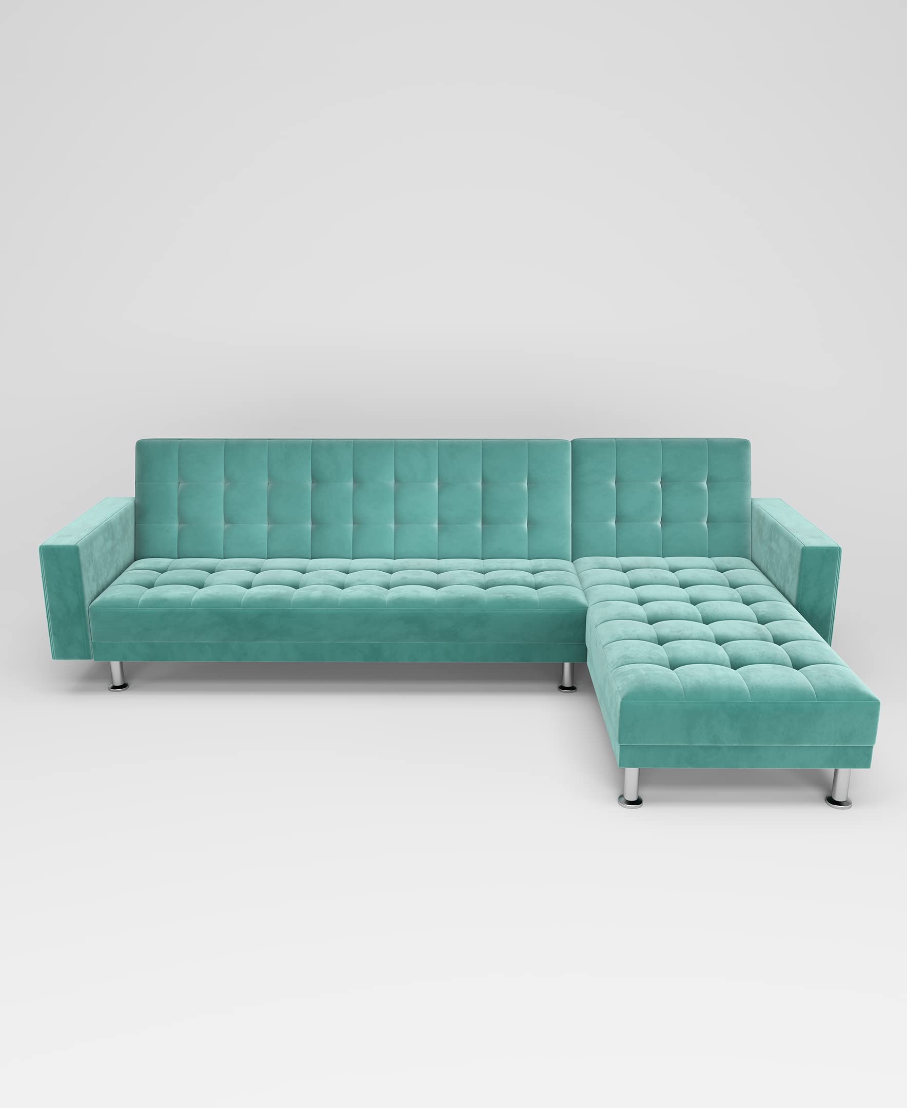 Gold Sparrow Houston Sectional, Aqua