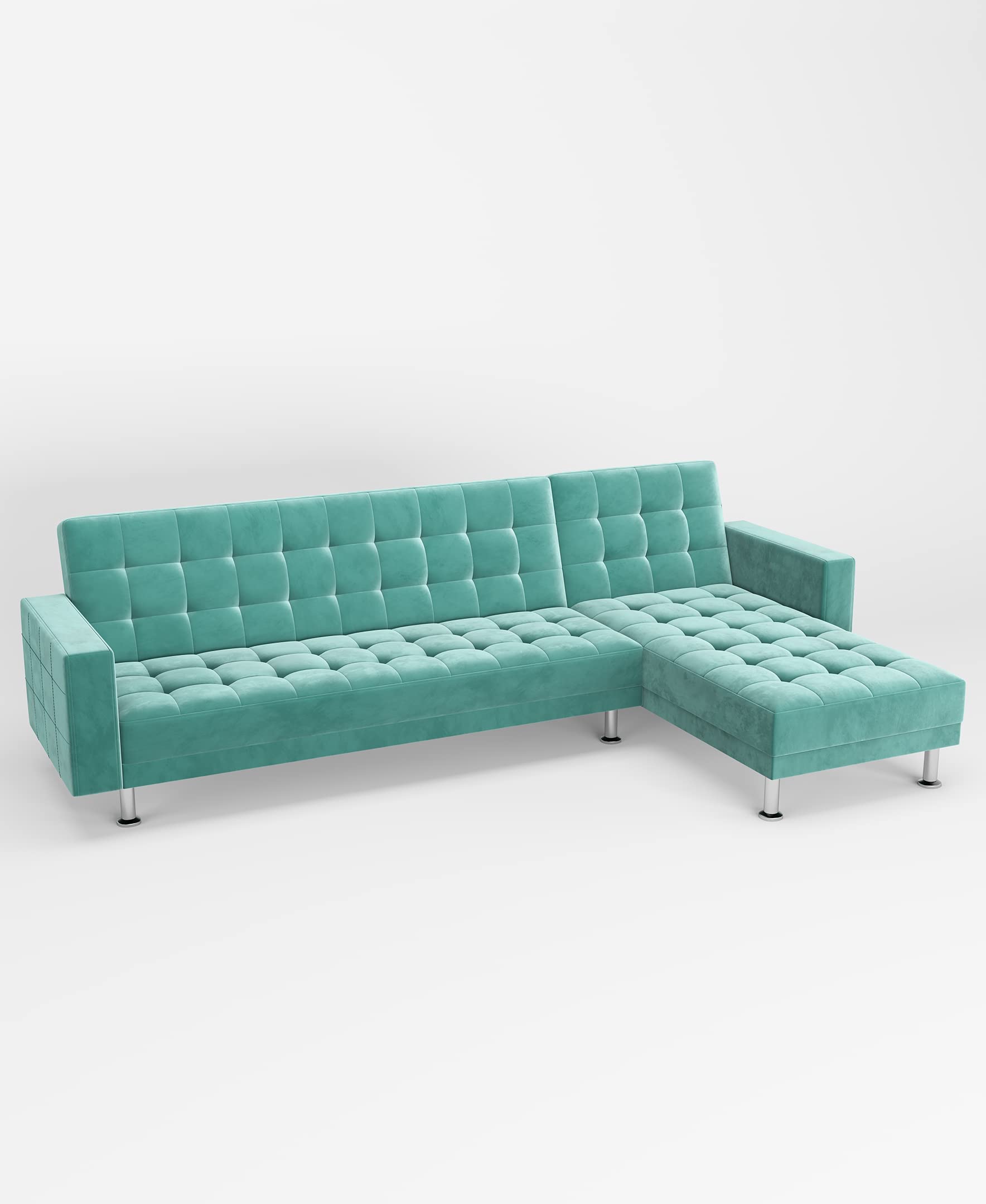 Gold Sparrow Houston Sectional, Aqua