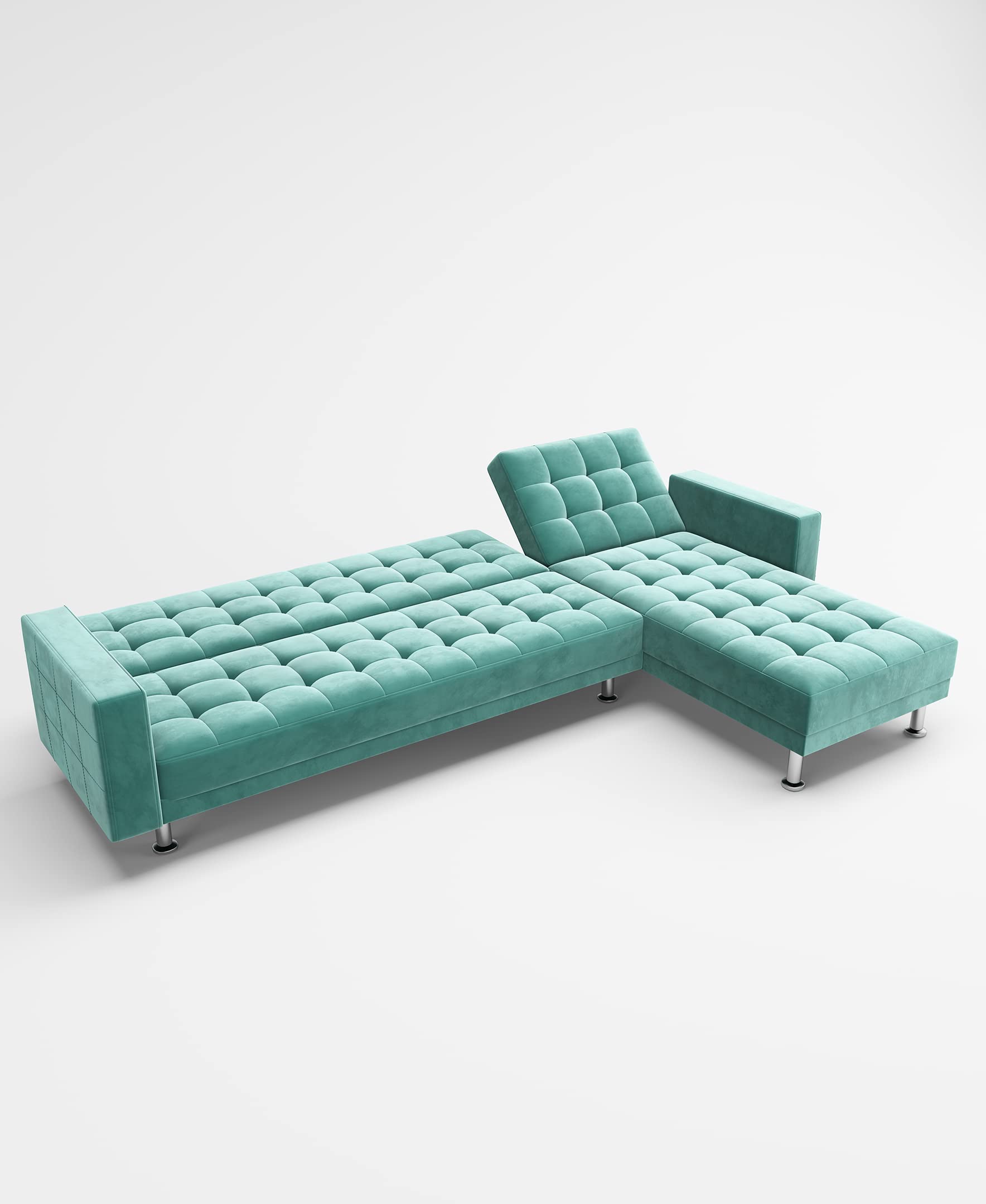 Gold Sparrow Houston Sectional, Aqua