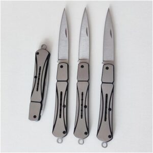 wwzj 4 pack slim pocket knife for cutting rope, paper boxes and letter, edc small folding knife