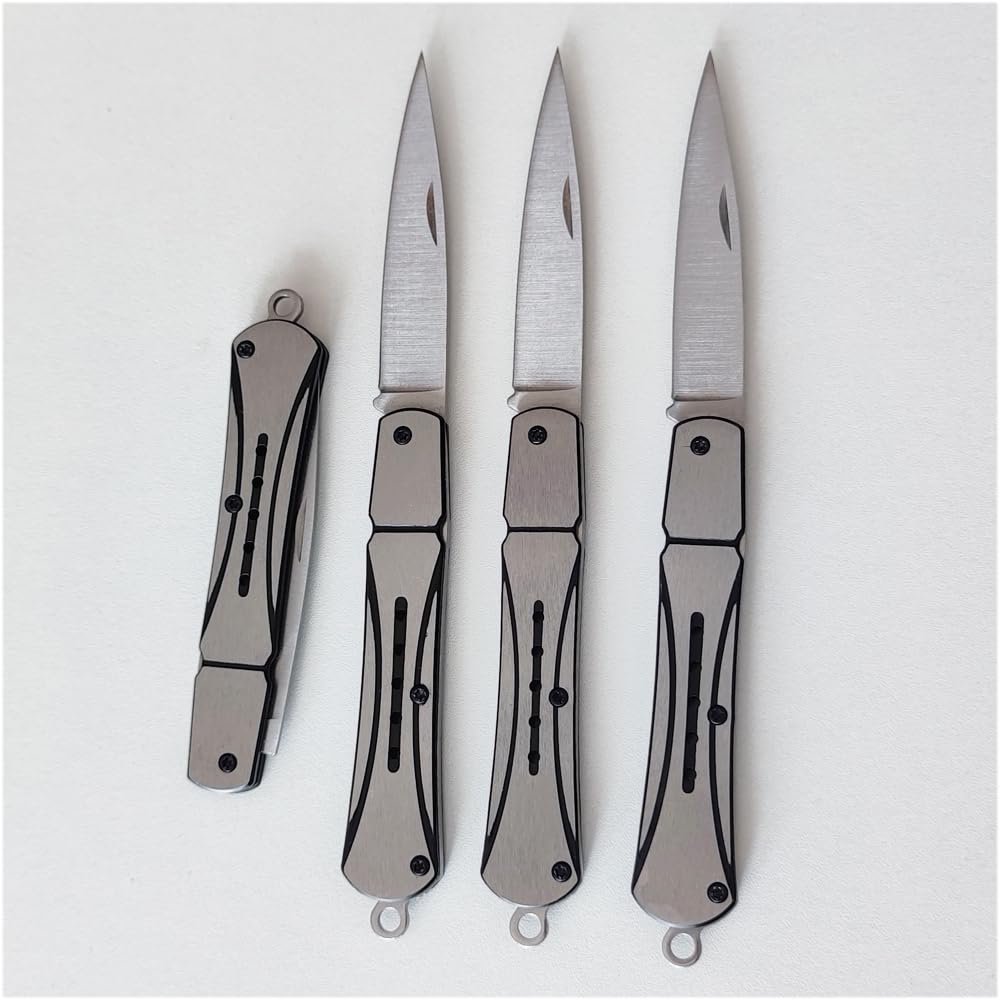 WWZJ 4 Pack Slim Pocket Knife for Cutting Rope, Paper Boxes and Letter, EDC Small Folding Knife