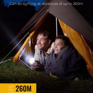 Wildley 600LM Camping Lights, 5 Light Modes Camping Lantern Rechargeable with 3600 mAh Power Bank,Camping Essentials for Tent Emergency, Outdoor Hiking, Power Outages (White)