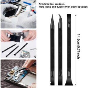 Plastic Razor Blade Scraper 20PCS Plastic Razor Blades,3 Kinds of Two-Way Scratch Free Plastic Scrapers,Plastic Scraper for Sticker Scraper Remover Tool,Car Wrapping,Removing Window Glass,Label,Glue