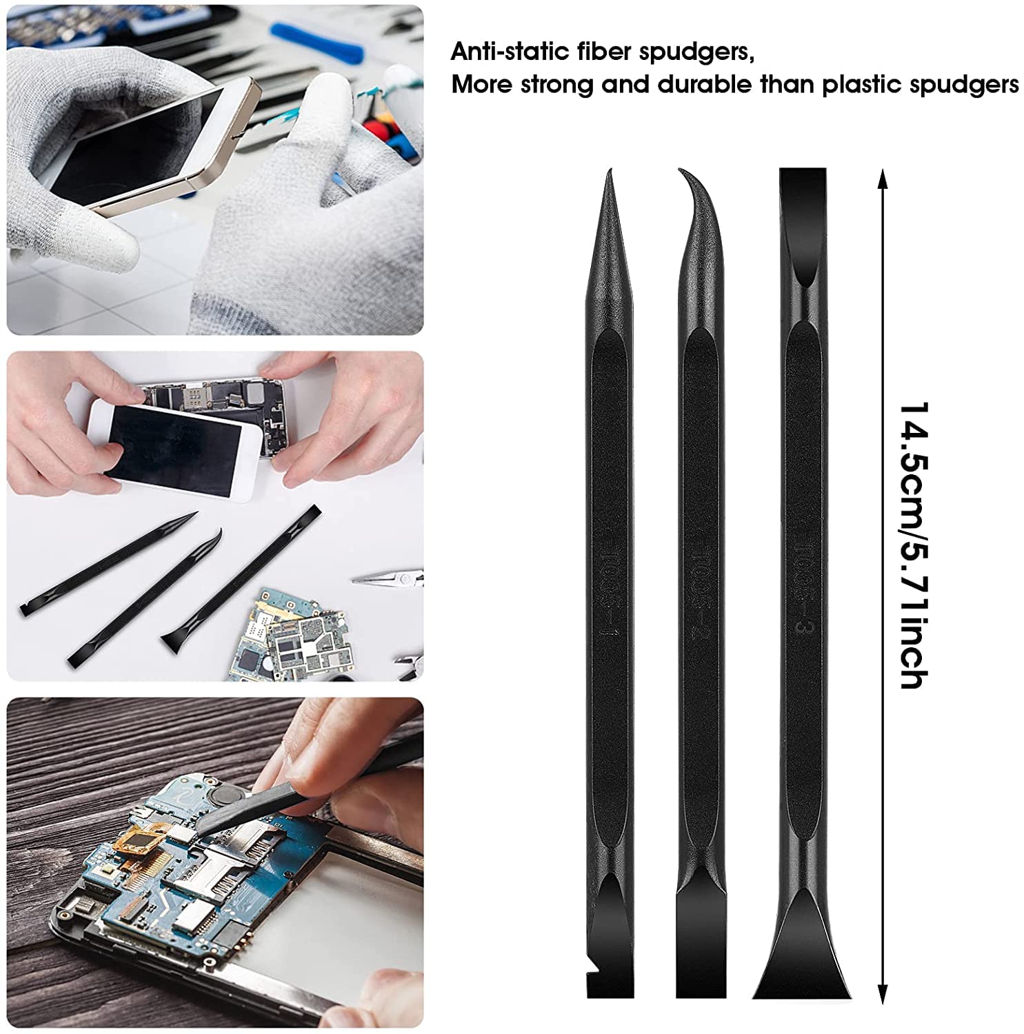 Plastic Razor Blade Scraper 20PCS Plastic Razor Blades,3 Kinds of Two-Way Scratch Free Plastic Scrapers,Plastic Scraper for Sticker Scraper Remover Tool,Car Wrapping,Removing Window Glass,Label,Glue