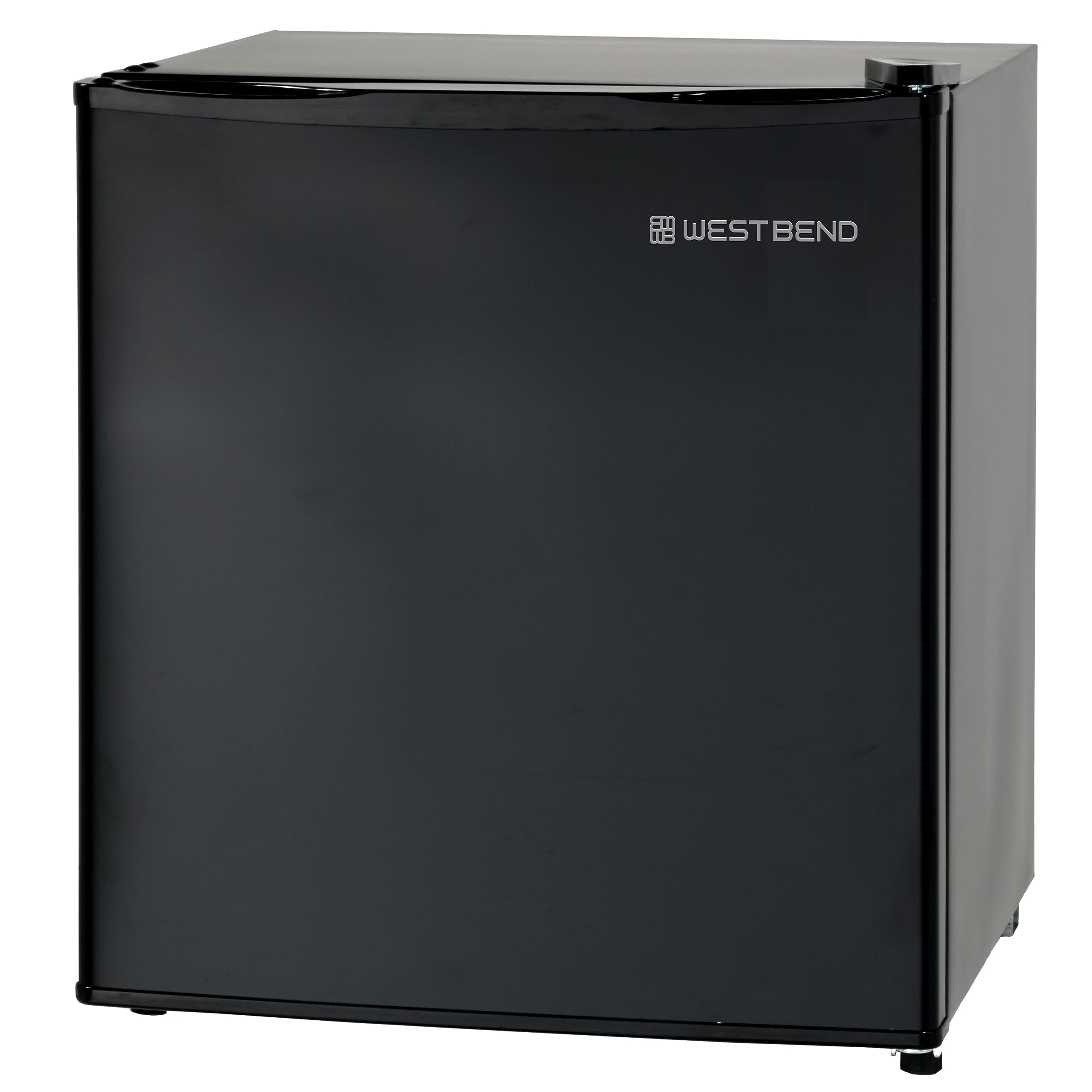 West Bend Mini Fridge Compact Refrigerator for Home Office or Dorm, Auto Defrost with Reversible Door, Energy Star Rated, 1.7-Cu.Ft., Black