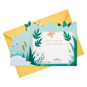 Hallmark Paper Wonder Pop Up Baby Shower Card for New Parents (Jungle Animals) Welcome New Baby, Congratulations