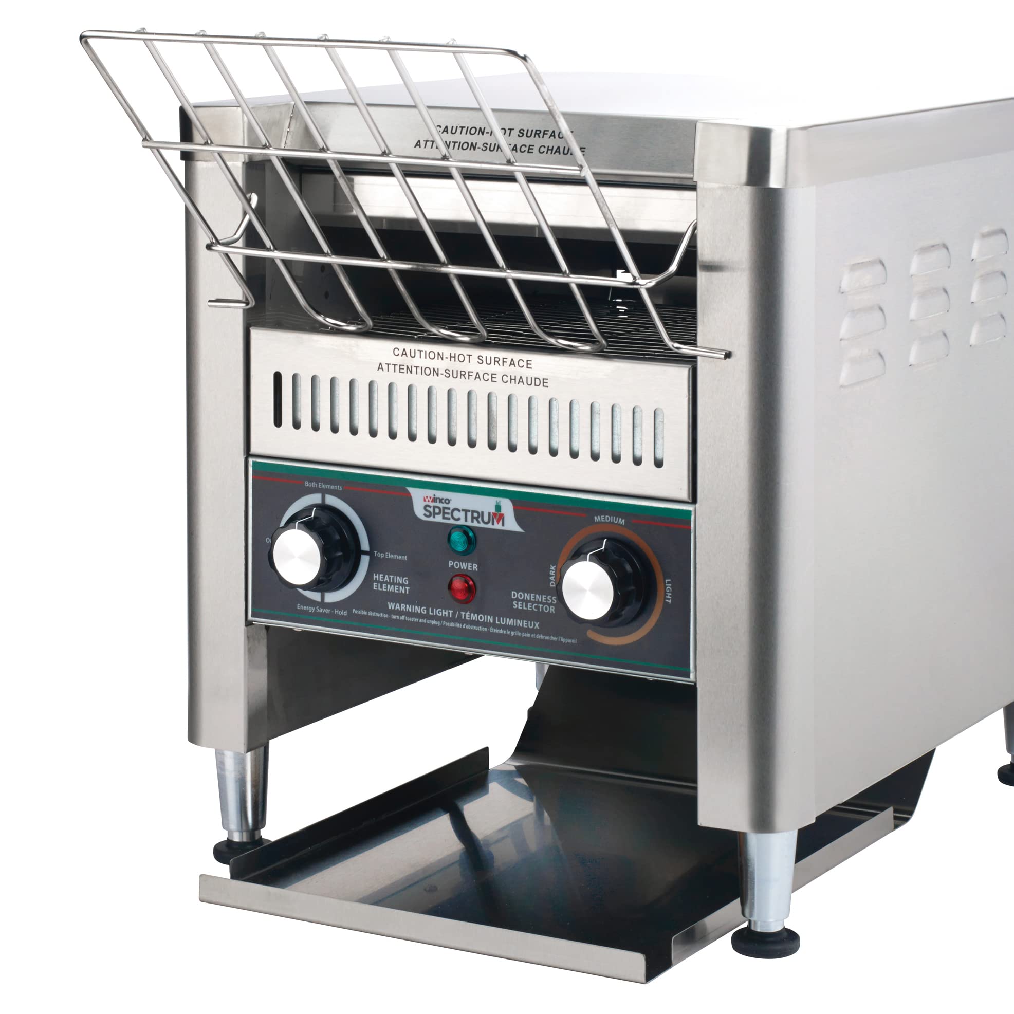 Winco ECT-300 Commercial Conveyor Toaster, 300 Slices/Hour