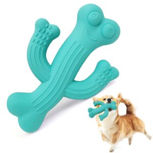 medlladle dog chew toys cactus for aggressive chewers small breed, indestructible tough dog toys for puppies teeth cleaning, pet toy with durable natural rubber