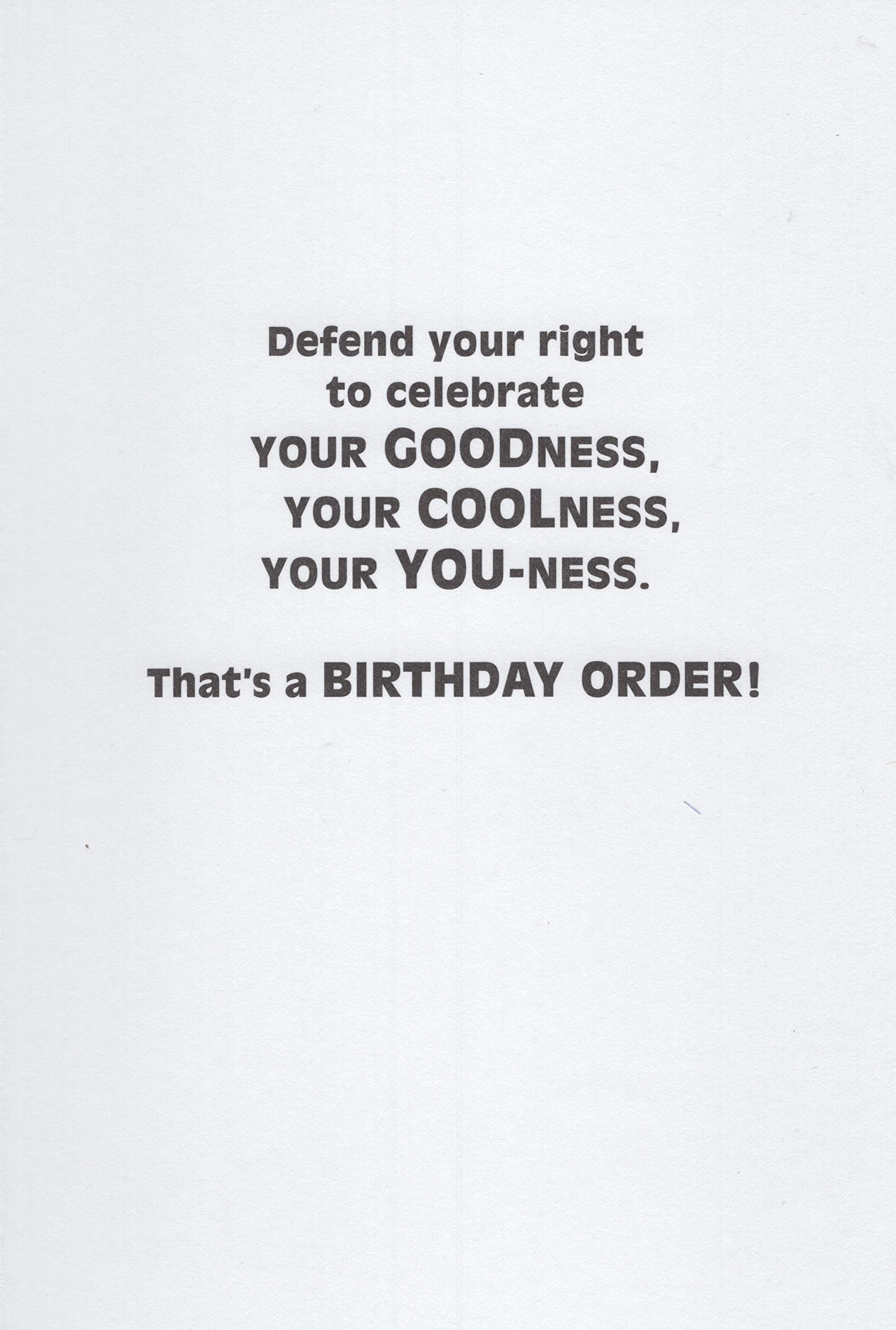 Heartline Avengers Captain America Happy Birthday Card - Prepare for Action! Defend Your Right to Celebrate Your GOODness, Your COOLness, Your YOU-ness. That's a BIRTHDAY ORDER!