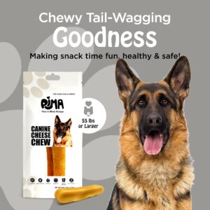 PIMA - Canine Cheese Chews, Natural Yak Chews for Dogs 55 lbs or Larger, Lactose-Free Yak Cheese Dog Chews, Yak Chews for Large Dogs with Protein and Vitamin E, D and A, Extra Large, 1 Chew, 5.3 oz