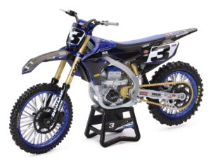 new ray yamaha yz450f championship edition motorcycle #3 eli tomac yamaha factory racing 1/12 diecast model