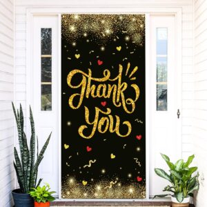 labakita thank you banner for employees, staff/employee appreciation decorations, bridal shower, teachers' day, thanksgiving day, friendsgiving appreciation party decorations, thank you door banner