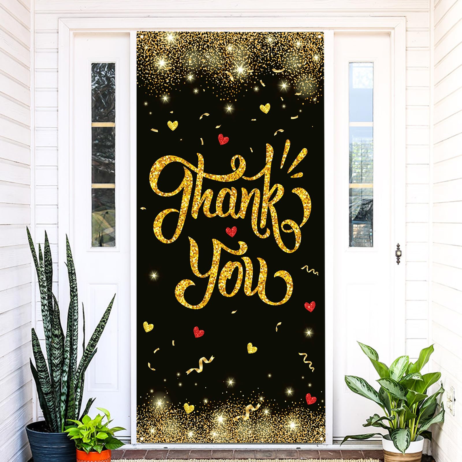 Labakita Thank You Banner for Employees, Staff/Employee Appreciation Decorations, Bridal Shower, Teachers' Day, Thanksgiving Day, Friendsgiving Appreciation Party Decorations, Thank You Door Banner