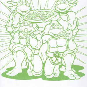 Teenage Mutant Ninja Turtles Happy 4th Fourth Birthday Card (Age 4) - You're 4 Get Pumped, Birthday Dude! - The Ninja Turtles are Here To Wish You A Totally Awesome and Epic Birthday! -Color Me