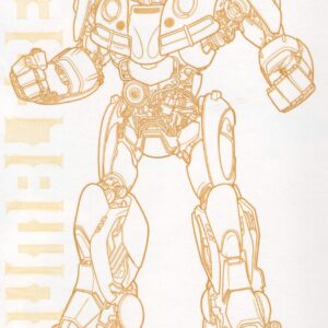 Transformers Happy Birthday Card Featuring Bumblebee - Today's Your Day to Rule the Galaxy - Hope It's a Blast! - Color Me