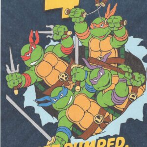 Teenage Mutant Ninja Turtles Happy 4th Fourth Birthday Card (Age 4) - You're 4 Get Pumped, Birthday Dude! - The Ninja Turtles are Here To Wish You A Totally Awesome and Epic Birthday! -Color Me