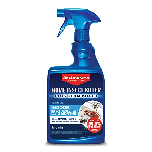 BioAdvanced Home Pest Insect Killer Plus Germ Killer, Ready-to-Use, 24 oz