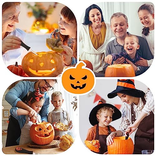 Halloween Pumpkin Carving Kit Tools - 9 PCS Premium Stainless Steel Pumpkin Knives Set Heavy Duty Carving Tools for Halloween Decorations, TAVOLOZZA