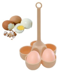 egg boiler holder, silicone egg poaching cups, heatproof cooker silicone egg steamer tray, kitchen gadget egg poaching boiling cooker rack for steamer, 5 grids