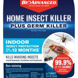 BioAdvanced Home Pest Insect Killer Plus Germ Killer, Ready-to-Use, 24 oz