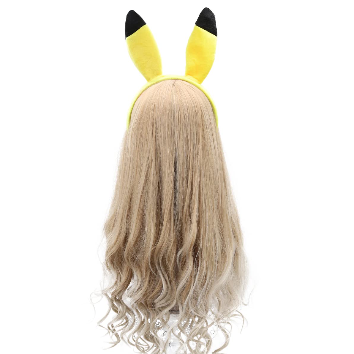 HODRME Yellow Cartoon Ears Headband-Halloween Christmas Festival Theme Party Anime Cosplay Costume Headbands