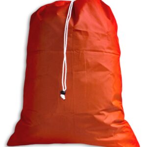 eco2go Small Red Laundry Bag, Drawstring, Self-Locking Closure