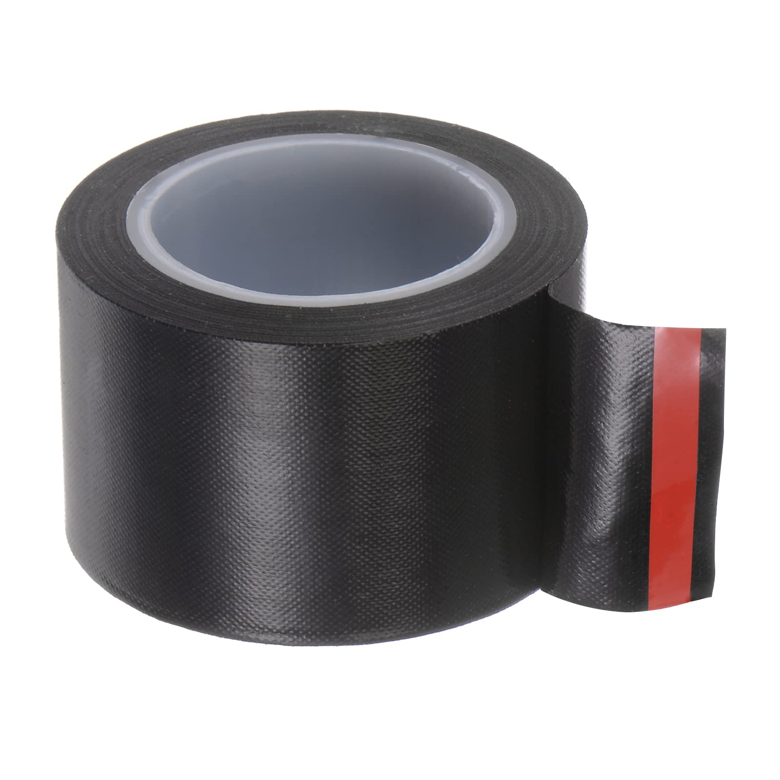 HARFINGTON Fabric PTFE Tape Roll, 1.5" x 33 ft High Temperature PTFE Adhesive Tape 0.13mm Thickness for Vacuum Sealer Machine Hand Impulse Sealers, Black