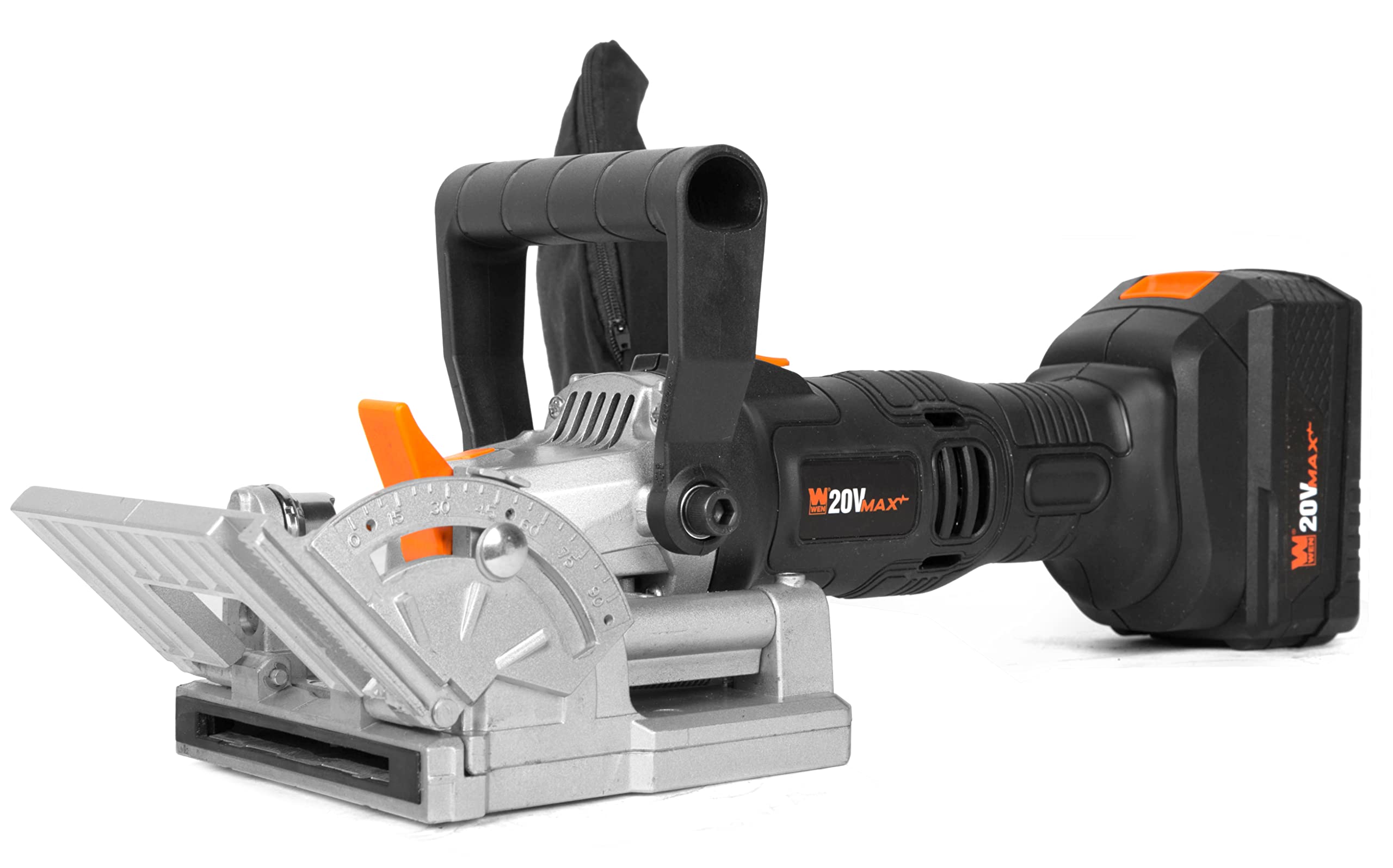 WEN Cordless Plate and Biscuit Joiner Kit with 20V Max 4.0Ah Battery and Charger (20648)