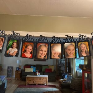 Graduation Decorations Class of 2024 Graduation Photo Banner K-12 Photo Display for Senior 2024 Picture Banner for High School 5th 8th Grad 4x6 SP001