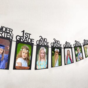 Graduation Decorations Class of 2024 Graduation Photo Banner K-12 Photo Display for Senior 2024 Picture Banner for High School 5th 8th Grad 4x6 SP001