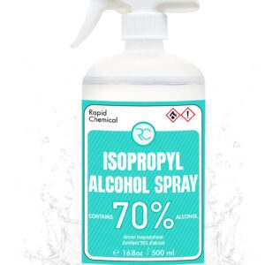 RAPID PROTECTANT 70% Isopropyl Alcohol Spray - USP Grade - 17 Fl Oz - Rubbing Alcohol Spray - Rubbing Alcohol Spray Bottle 70%