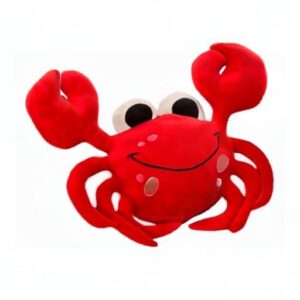 XIYUAN 24 inch Crab Plush Toy, Crab Plush Pillow, Super Soft Marine Life Plush Stuffed Animal Cushion for Boys and Girls Cuddle Gift (Red)