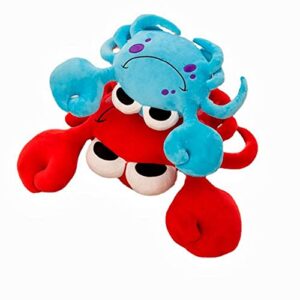 XIYUAN 24 inch Crab Plush Toy, Crab Plush Pillow, Super Soft Marine Life Plush Stuffed Animal Cushion for Boys and Girls Cuddle Gift (Red)