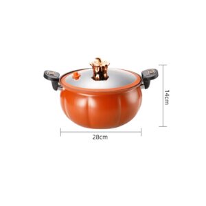 Micro Pressure Cooker P Kitchen Tool Wrought Iron Glass Lid Universal Micro Pressure Cooker (28cm)