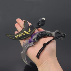 Chewmeter Game Valorant Reaver Karambit Knife Model Action Figures Game Toys Collection Keychain Gift Desk Decoration Backpack Pendant Gift