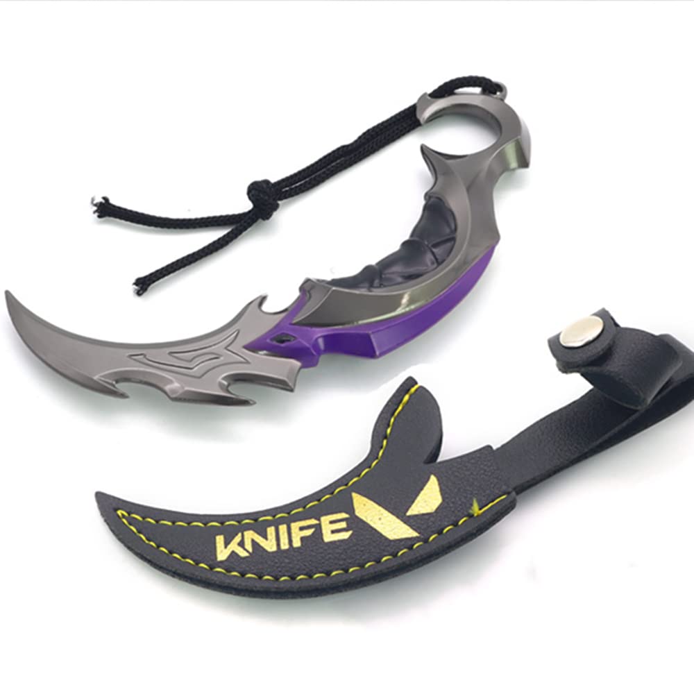 Chewmeter Game Valorant Reaver Karambit Knife Model Action Figures Game Toys Collection Keychain Gift Desk Decoration Backpack Pendant Gift