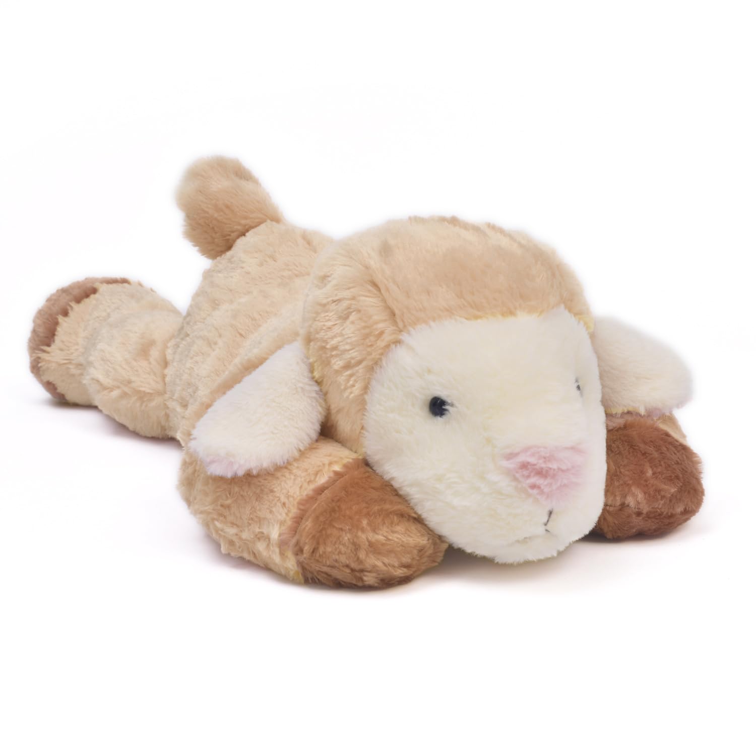 Sweet Baby Co. Weighted Stuffed Animals for Anxiety 5 Pounds 30 Inch Plush Animal Heavy Body Pillow 5lb Large Giant Lamb Stuff Plushies Big Lap Plushie Kids Adult Pound Weight