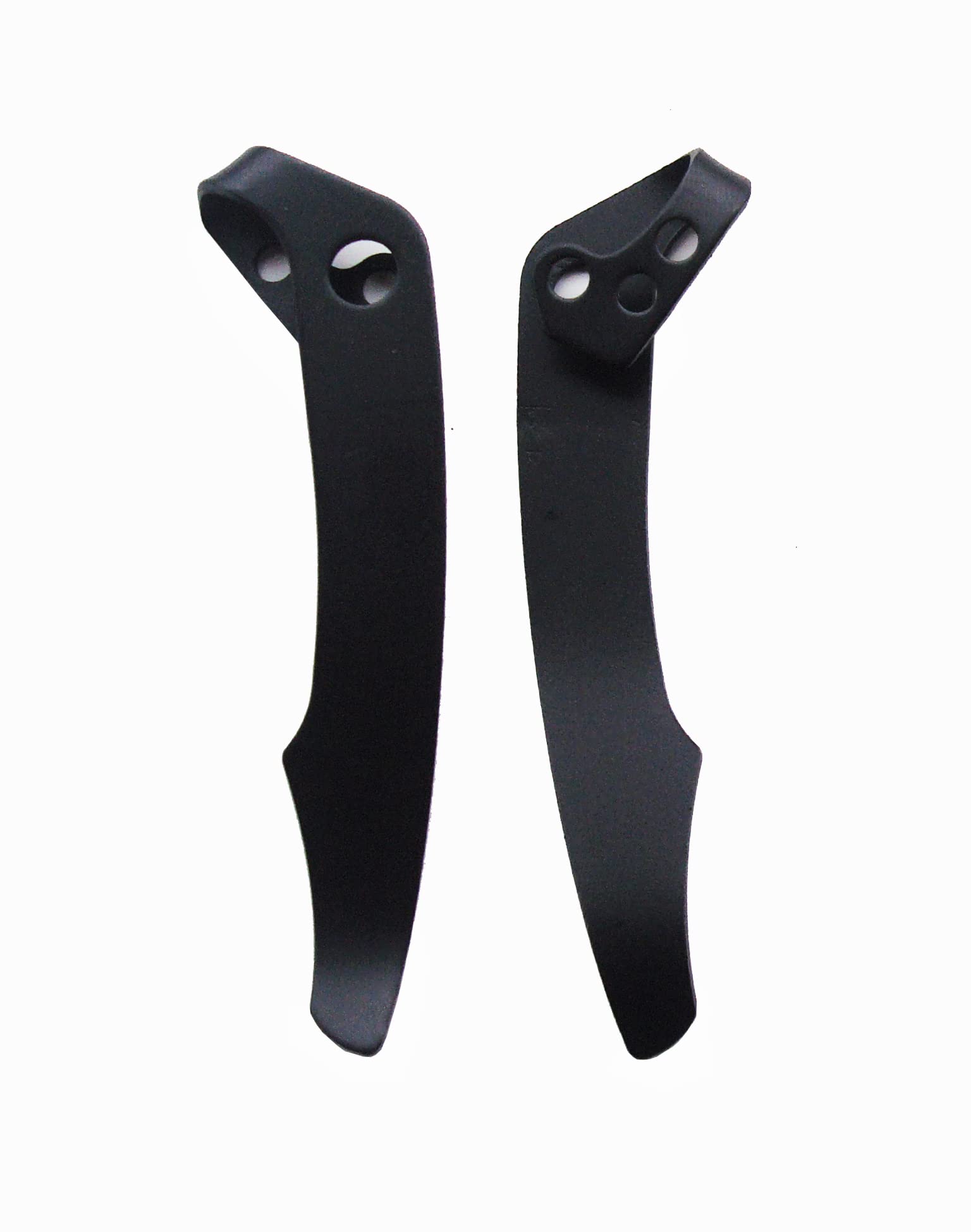 2 pcs EDC Deep Carry Pocket Clip for Voyager Knife Pocket Knife Clip Folding Knife Screw Clips for Knife Maker and DIY Folding Knives with 6 Screws