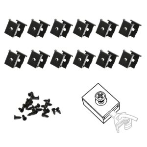 12pcs model trains ho scale horn coupler hook 17mm e-z mate magnetic knuckle couplers for freight car trains railroad (coupler)