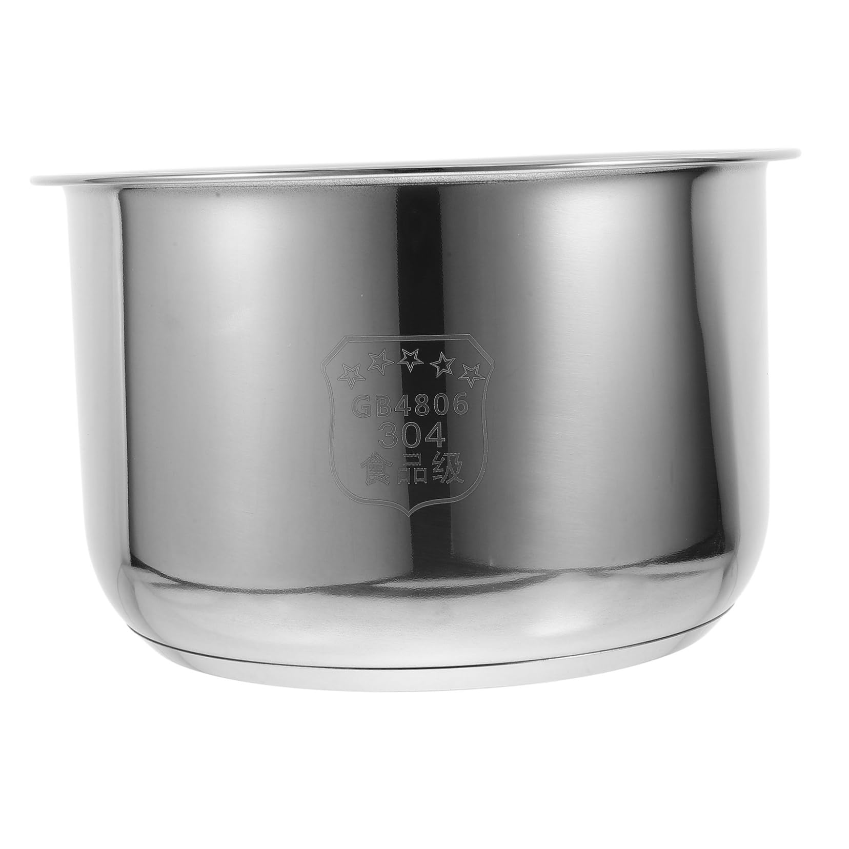 UPKOCH Inner Cooking Pot 3L Stainless Steel Pot for Rice Cooker and Rice Cooker Liner Rice Cooking Container Rice Maker Accessories for Rice Maker Cooker