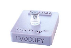 toxtray tower 3d printed spill-resistant vial holder for botox, xeomin, dysport, jeuveau, daxxify space-saving for medspa professionals - ideal gift for nurses, nps & pas - saves money (daxxify)