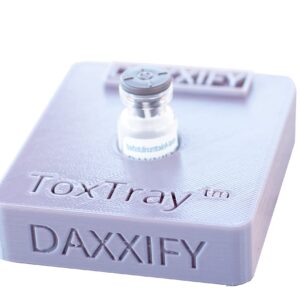 ToxTray Tower 3D Printed Spill-Resistant Vial Holder for Botox, Xeomin, Dysport, Jeuveau, Daxxify Space-Saving for MedSpa Professionals - Ideal Gift for Nurses, NPS & PAs - Saves Money (Daxxify)