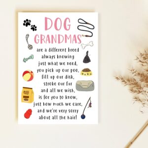 Dog Grandma Mother's Day Card - Dog Grandma Card - Pet Dog Toys Card - Cards For Dog Lovers - Mother's Day Card - Happy Birthday Grandma - Cute Dog Grandma Card - Grandma Love Dogs - Greeting Card