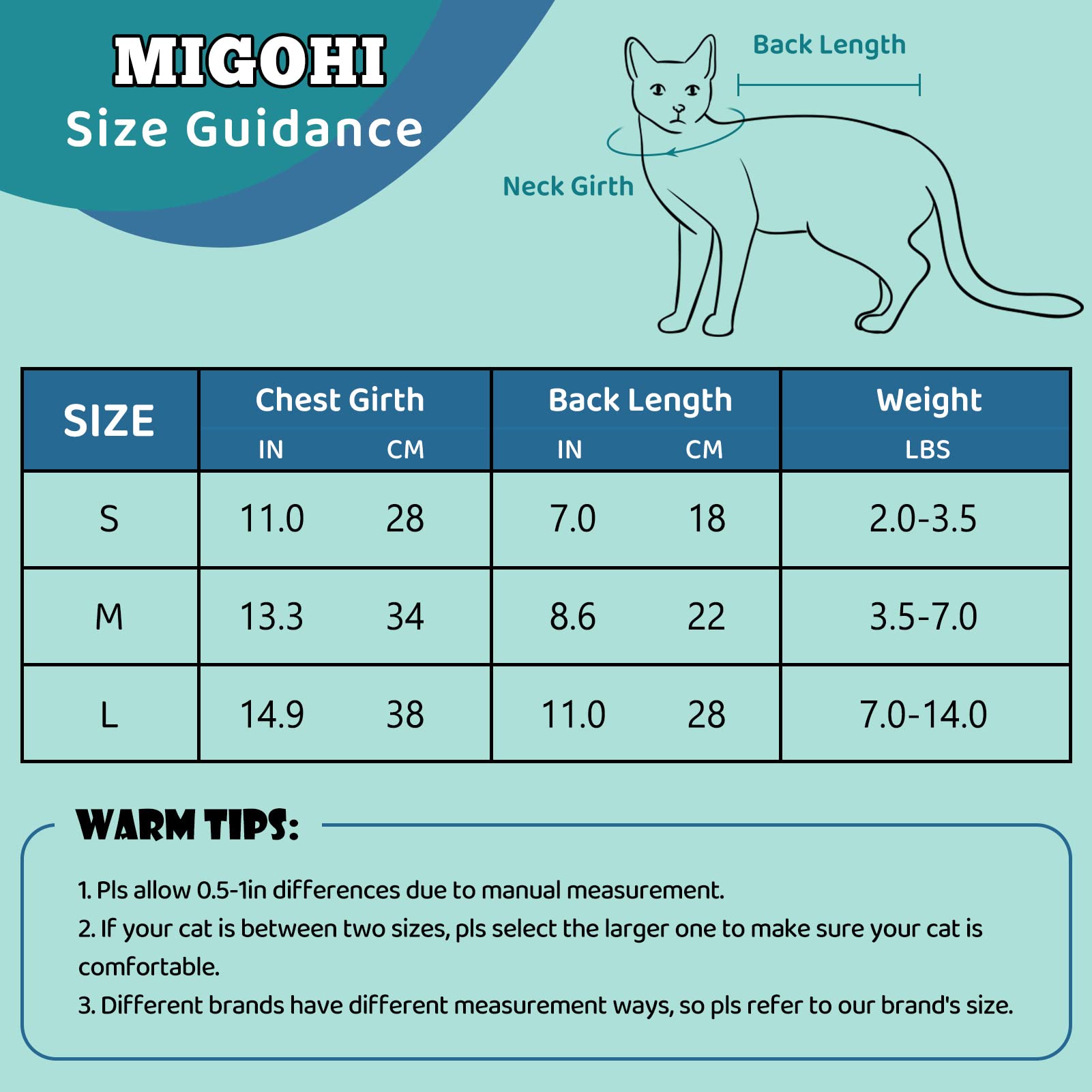 MIGOHI Cat Recovery Suit, Surgical Recovery Suit for Cat Anti-Licking, Cat Body Suit Post Surgery for Abdominal Wounds Skin Diseases, E-Collar Alternative Kitten Onesie for Female, Hot Pink S