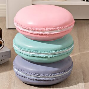 Simulated Food Stool, Comfortable Decorative Space Saving Food Shoe Changing Stool Lightweight Retro for Home (Sweetheart Cookie)