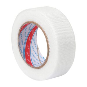 midelong drywall joint tape, 1.8 inch x 98 feet heavy-duty self-adhesive fiberglass drywall mesh tape crack patch wall repair fabric for wall sheetrock ceiling crack repairs, 1 roll