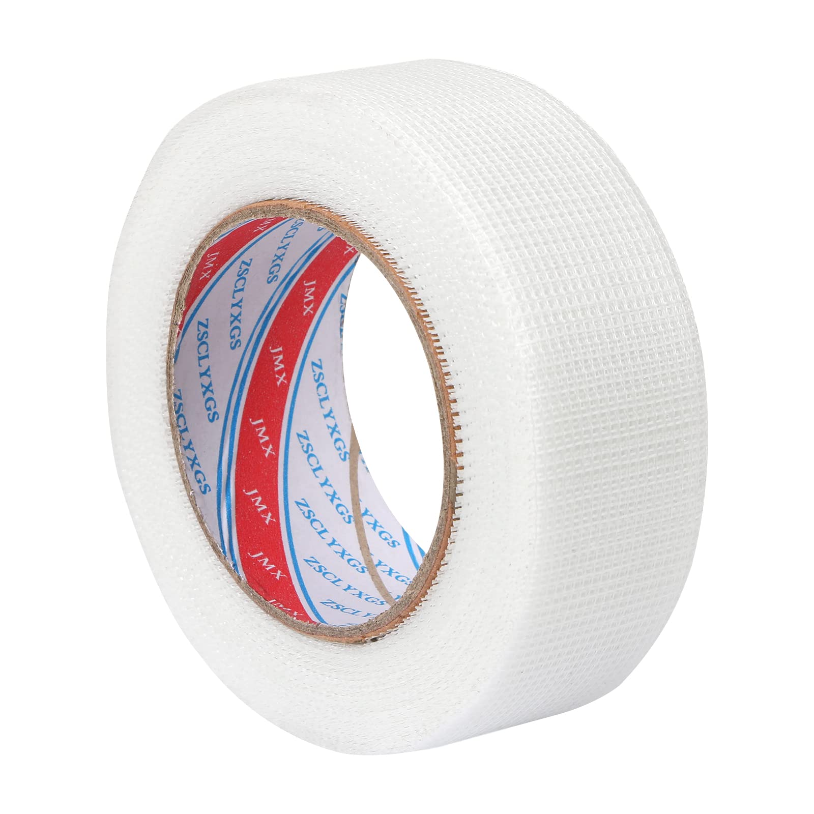 MIDELONG Drywall Joint Tape, 1.8 inch x 98 feet Heavy-Duty Self-Adhesive Fiberglass Drywall Mesh Tape Crack Patch Wall Repair Fabric for Wall Sheetrock Ceiling Crack Repairs, 1 Roll