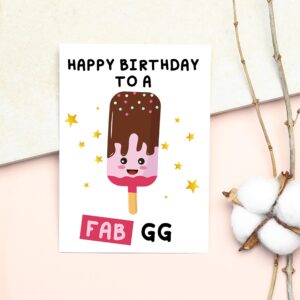 GavinsDesigns Happy Birthday Card, 5 x 7 inches, Multicolor, Envelope Included